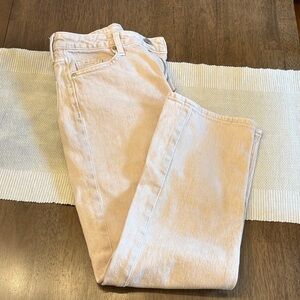 H&M Men's Beige Straight Jeans
